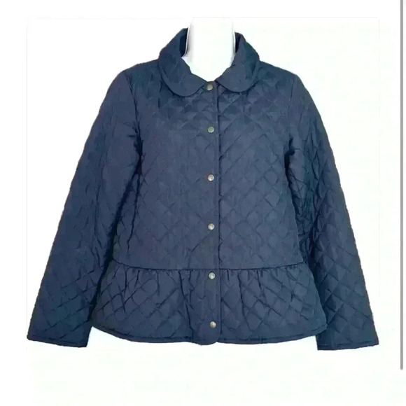 Crewcuts Navy Blue Quilted Girls Jacket (M15) - Picture 1 of 7